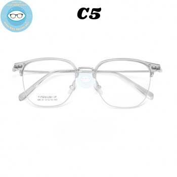 Gọng nhựa càng kính titanium mã 8151